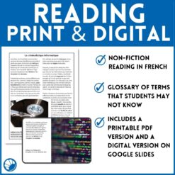 Data forensics French reading activity 8 Data forensics French reading activity