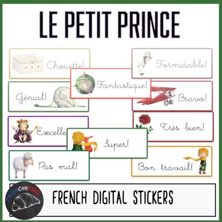 Little Prince digital stickers