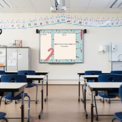 Winter daily agenda slides for Google/Powerpoint/Smartboard