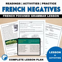 French negative expressions lesson