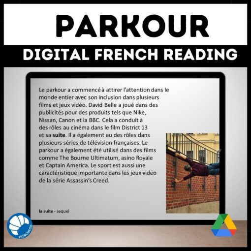Parkour French reading