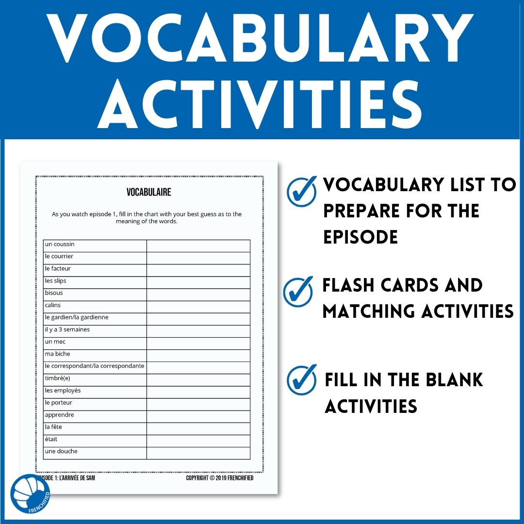 Extra French episodes 1-4 worksheets - worksheets to accompany episodes 1-4 4 Extra French episodes 1-4 worksheets - worksheets to accompany episodes 1-4 - Image 4