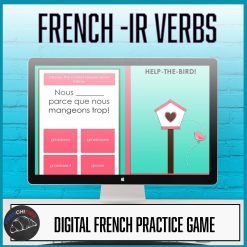 French IR verb conjugation
