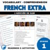 Extra French episode 1 activities - L'arrivée de Sam 10 Extra French episode 1