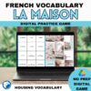 French house and furniture vocabulary