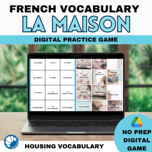 French house and furniture vocabulary
