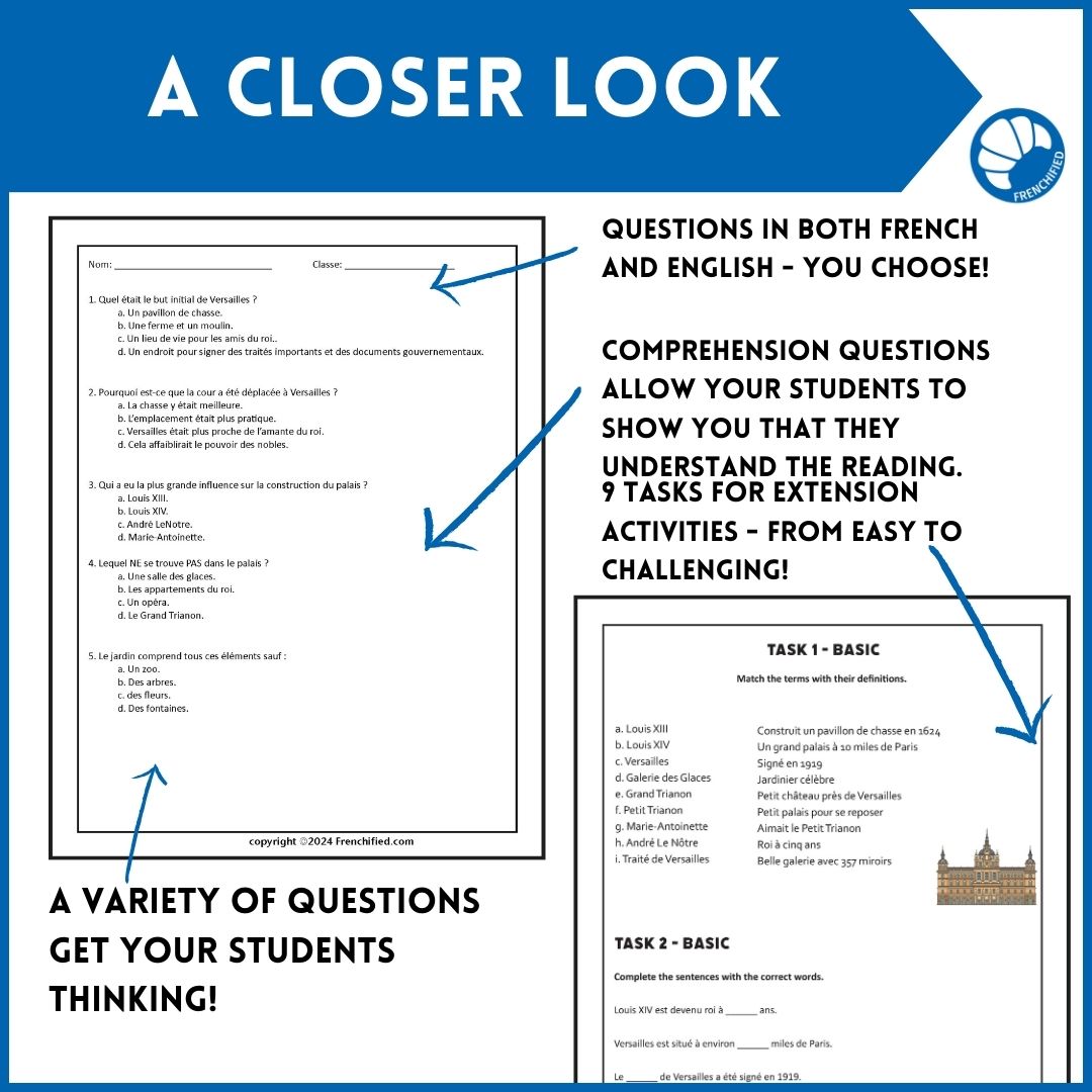 Paris monuments French readings bundle 3 Paris monuments French readings bundle - Image 3