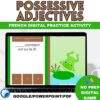 possessive adjectives in French