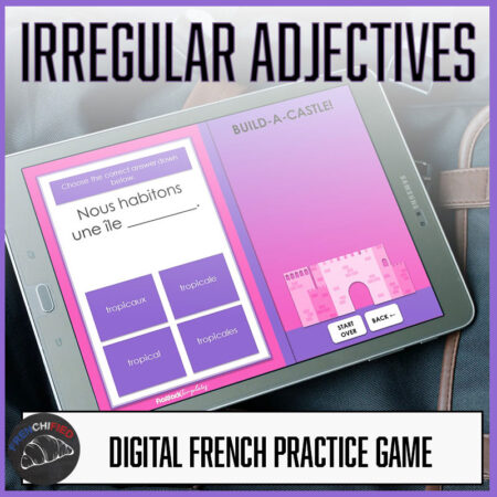 French irregular adjectives