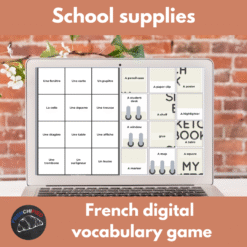 French school supply vocabulary
