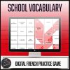 French school supply vocabulary
