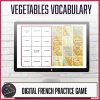 French vegetables vocabulary