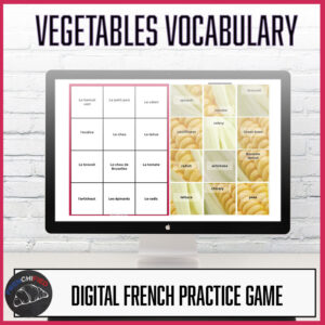 French vegetables vocabulary