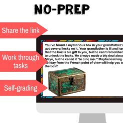 Cinq mai French digital escape game