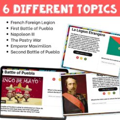 Cinq mai French digital escape game