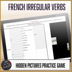 French present tense irregular verbs
