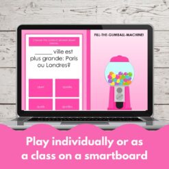 French digital game - forms of quel