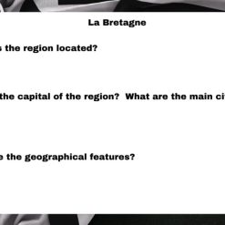 Alternative view of Brittany virtual field trip