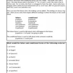 Un Monde Meilleur activities for song - future and conditional