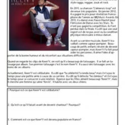 Un Monde Meilleur activities for song - future and conditional
