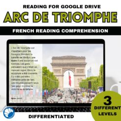 Arc de Triomphe French reading