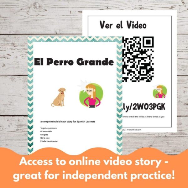 El Perro Grande Spanish Comprehensible Input Lesson