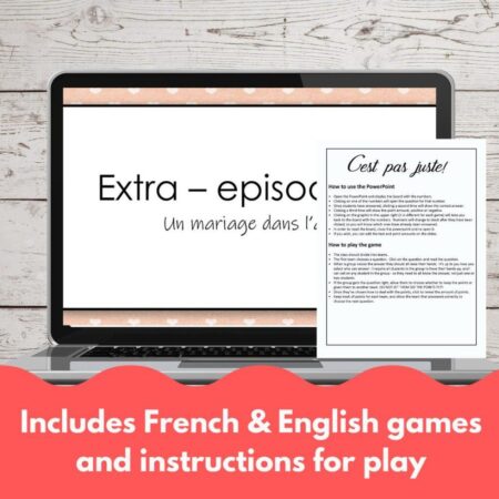 French Extra review games episodes 1-13 bundle - the Unfair Game