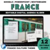 France agenda slides