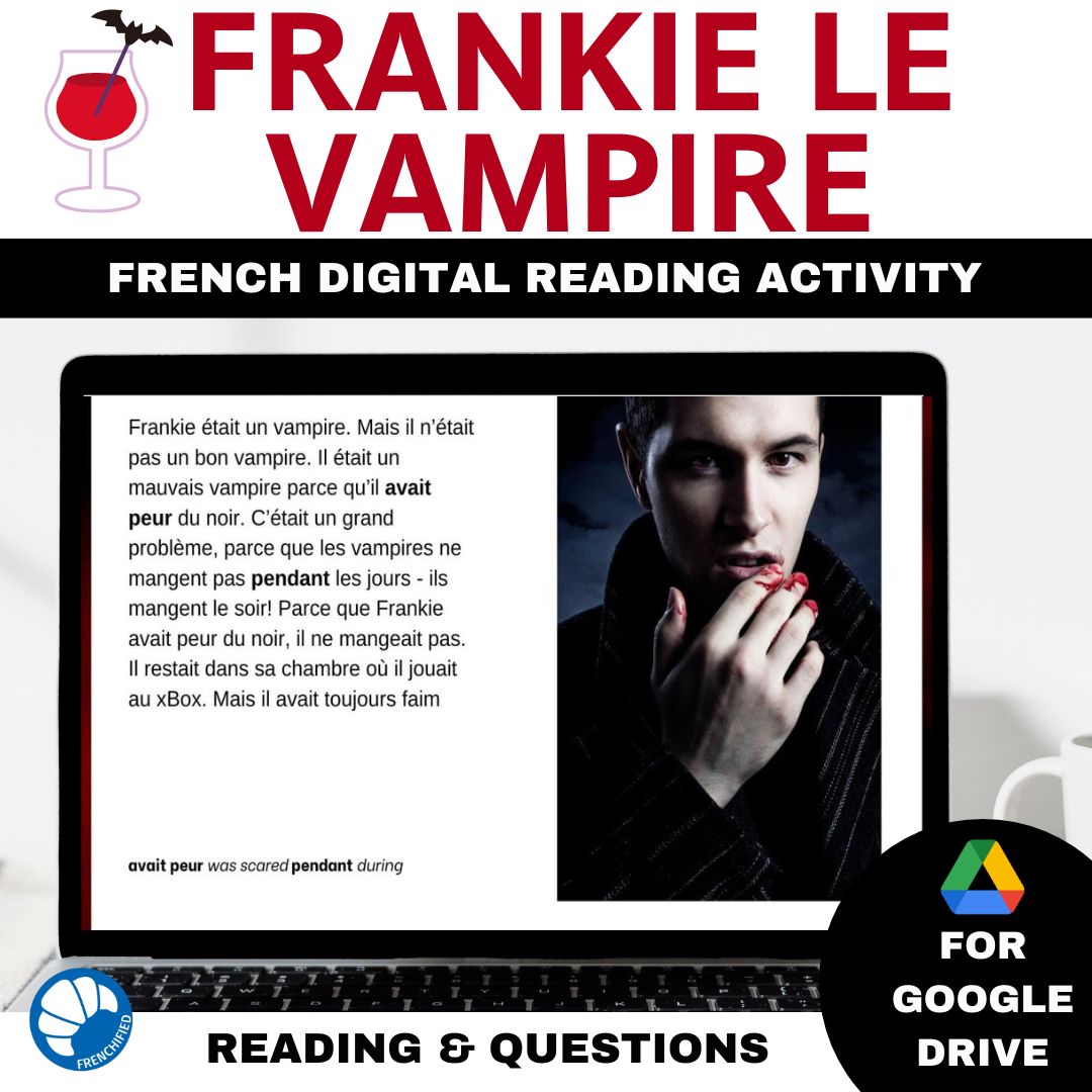 Frankie Le Vampire French short story for Google™ drive 1 Frankie Le Vampire French short story