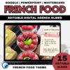 French food agenda slides