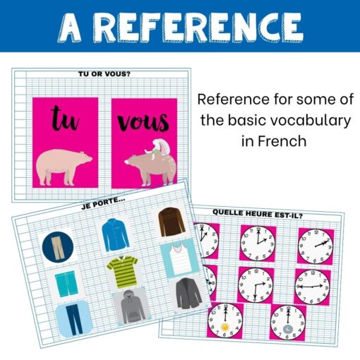French Vocabulary Interactive notebook  for Google™ Drive - Image 5