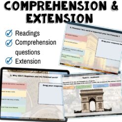 Paris monuments bundle - French readings for Google Drive™