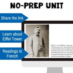 Paris monuments bundle - French readings for Google Drive™