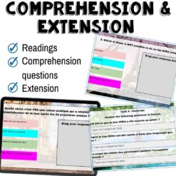 Paris monuments bundle - French readings for Google Drive™