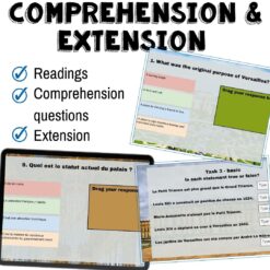 Versailles French reading activity for Google Drive­™