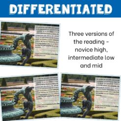 Versailles French reading activity for Google Drive­™