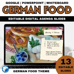 German food agenda slides