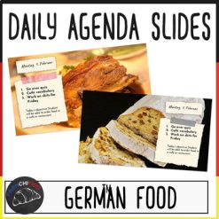 German food agenda slides