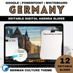 German daily agenda slides