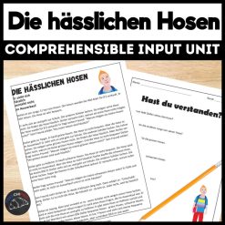 Die hässlichen Hosen German Comprehensible Input Lesson
