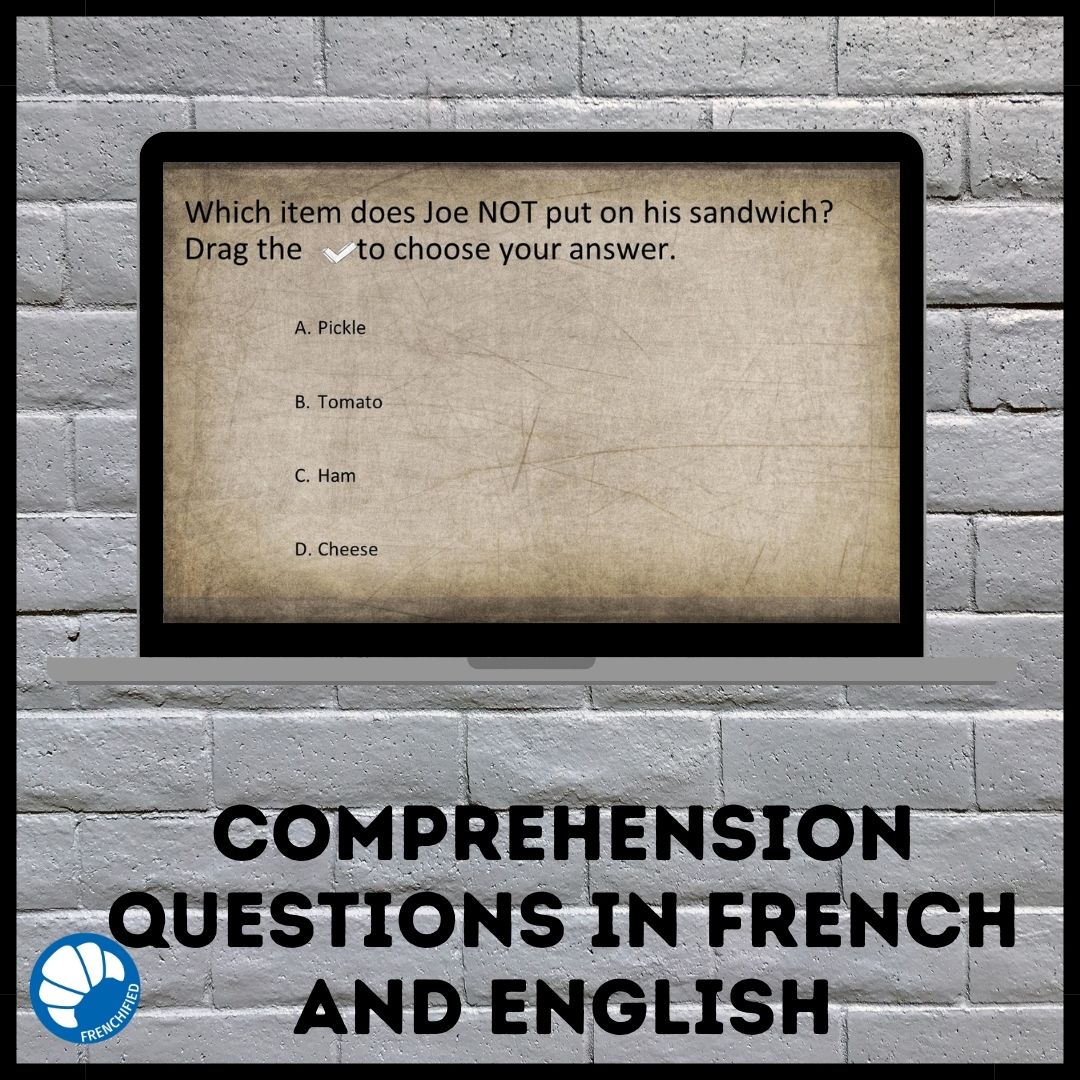 Joe and the talking sandwich French short story for Google™ drive 3 Joe and the talking sandwich French short story for Google™ drive - Image 3