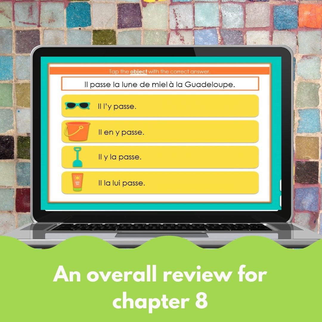 Plugged-in French level 2 unit 8 digital review game: la mer des Caraibes 4 Plugged-in French level 2 unit 8 digital review game: la mer des Caraibes - Image 4