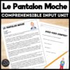 Pantalon Moche French CI lesson