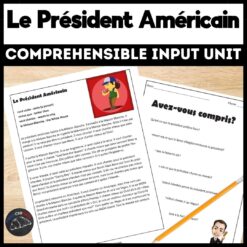 Président Américain French CI Lesson