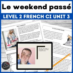 French level 2 comprehensible input unit 3