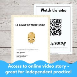 La pomme de terre seule French Comprehensible Input Lesson