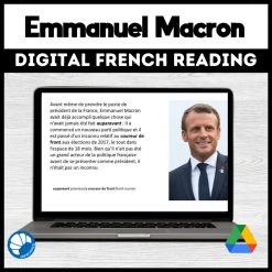 Emmanuel macron French reading