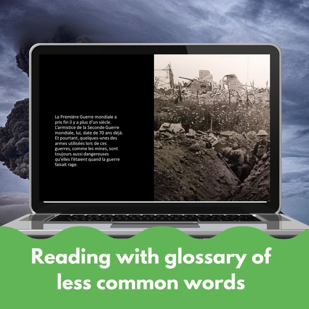 Alternative view of Un métier explosif French reading for Google™ drive