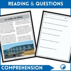 The Millau Viaduct French reading activity