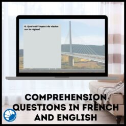 The Millau Viaduct French reading activity for Google™ Drive
